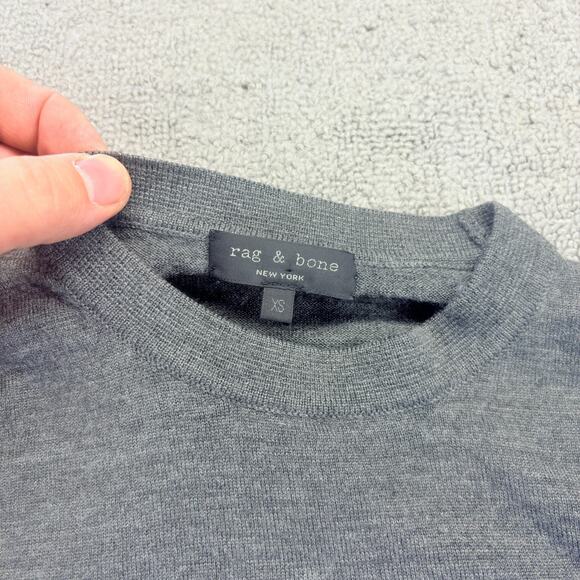 Rag & Bone Sweater Women's XS "Marissa" Color Block Merino Wool Viscose Designer - Picture 3 of 8